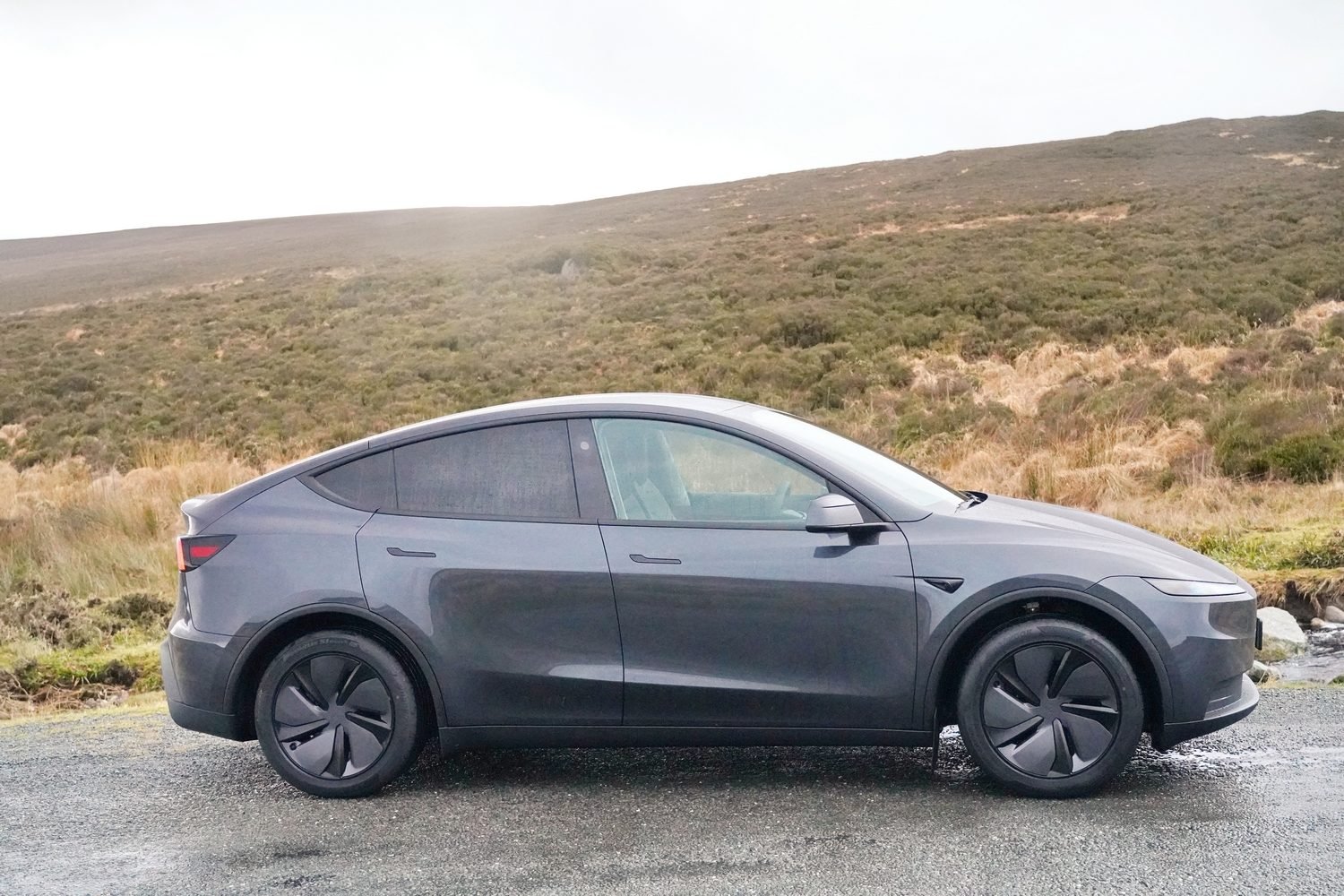 Gray Tesla Model Y